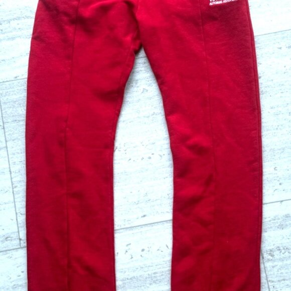 Vetements Pour Femme Red Elastic Waist Joggers size XS Womens